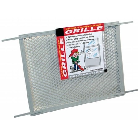 Prime-Line Prime Line Products 34-.50ft. X 20in. Gray Screen Door Grill  PL15515 PL15515